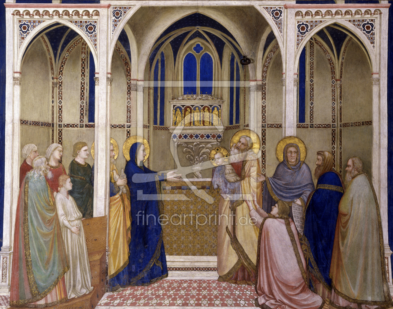 Bild-Nr.: 30001890 Giotto / Presentation in the Temple erstellt von Giotto di Bondone