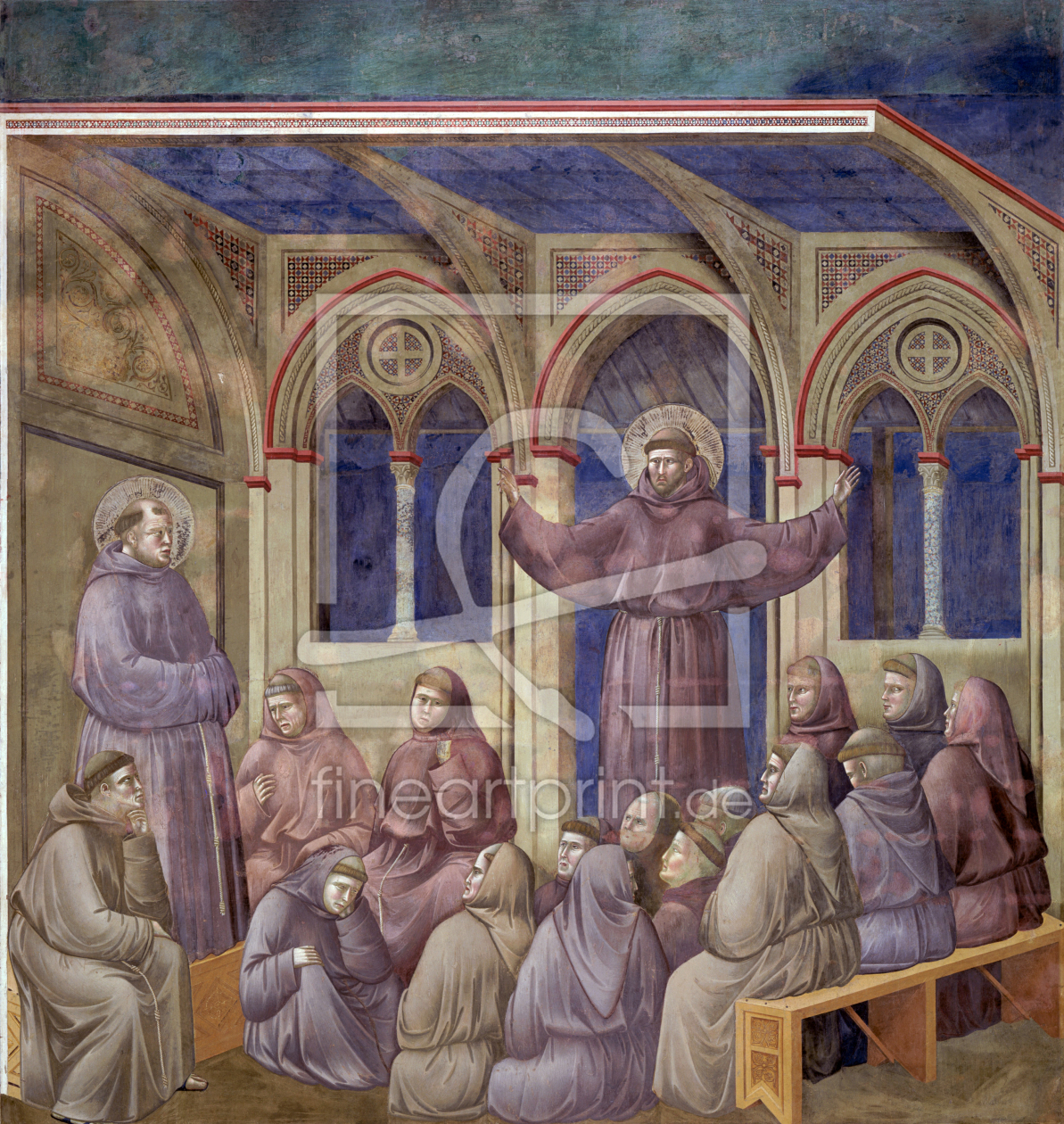 Bild-Nr.: 30001932 St. Francis appearing at Arles / c. 1295 erstellt von Giotto di Bondone