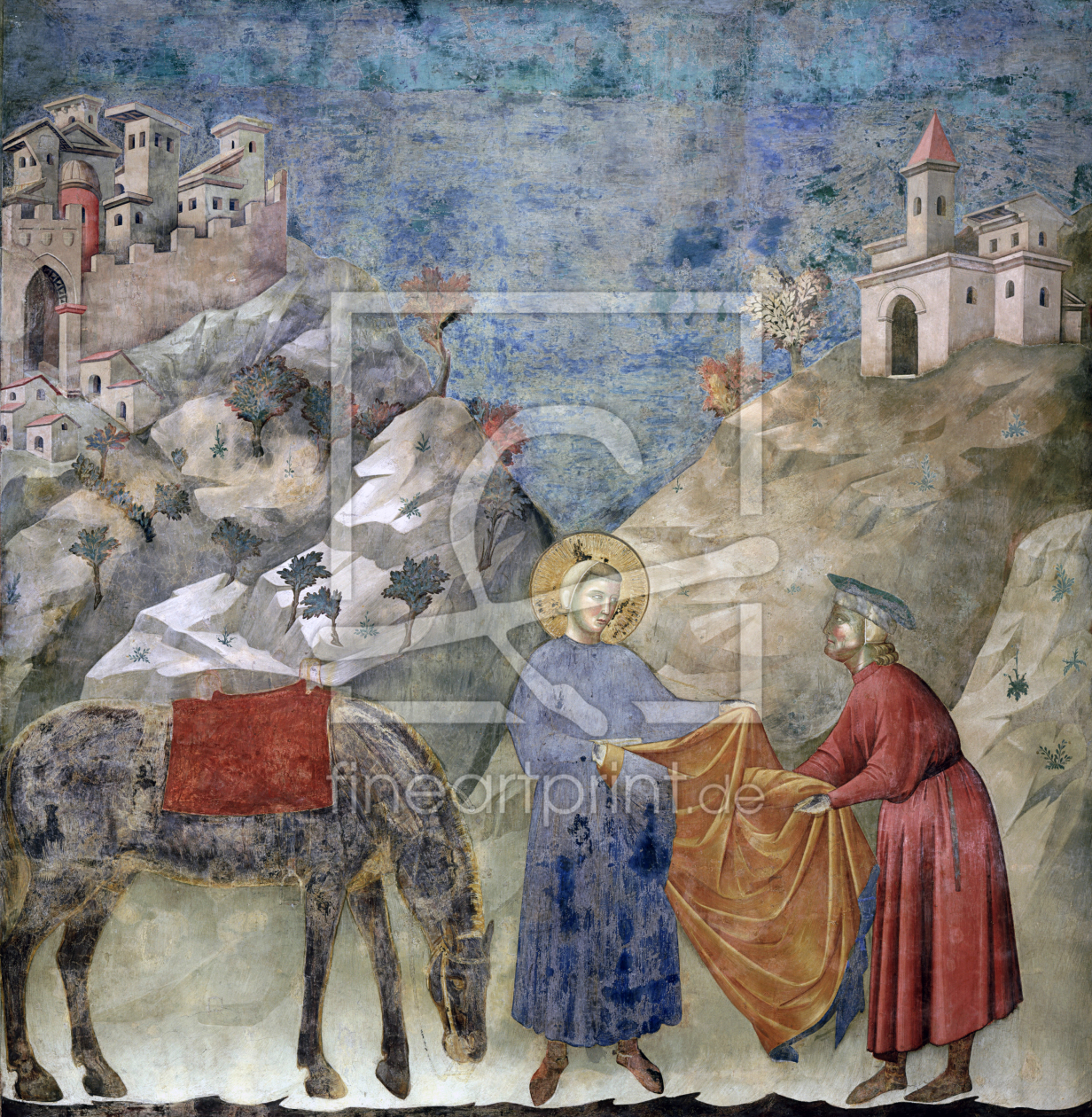 Bild-Nr.: 30001934 Giotto / Cloak donation of St. Francis erstellt von Giotto di Bondone