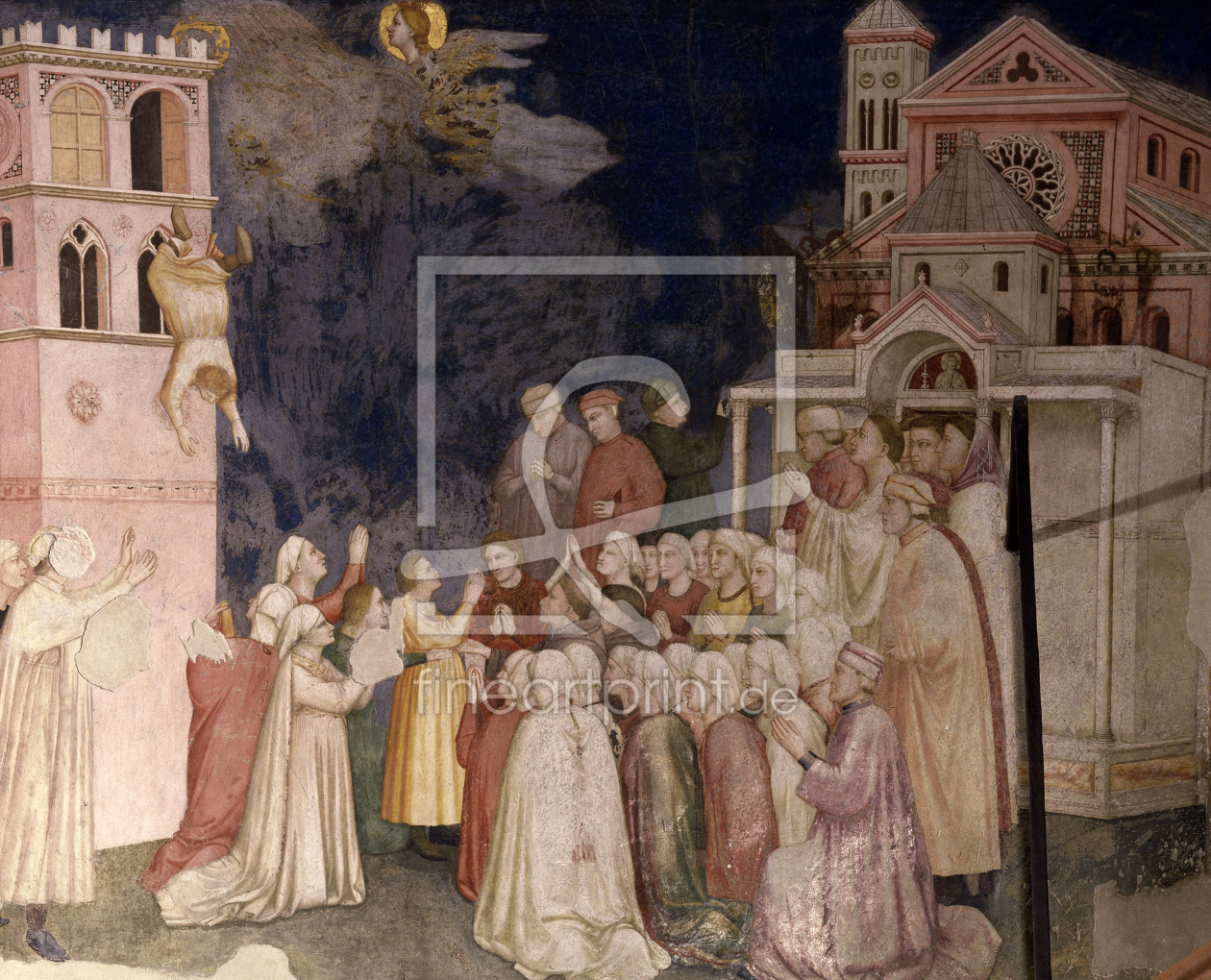 Bild-Nr.: 30001960 Giotto / Francis raises boy erstellt von Giotto di Bondone