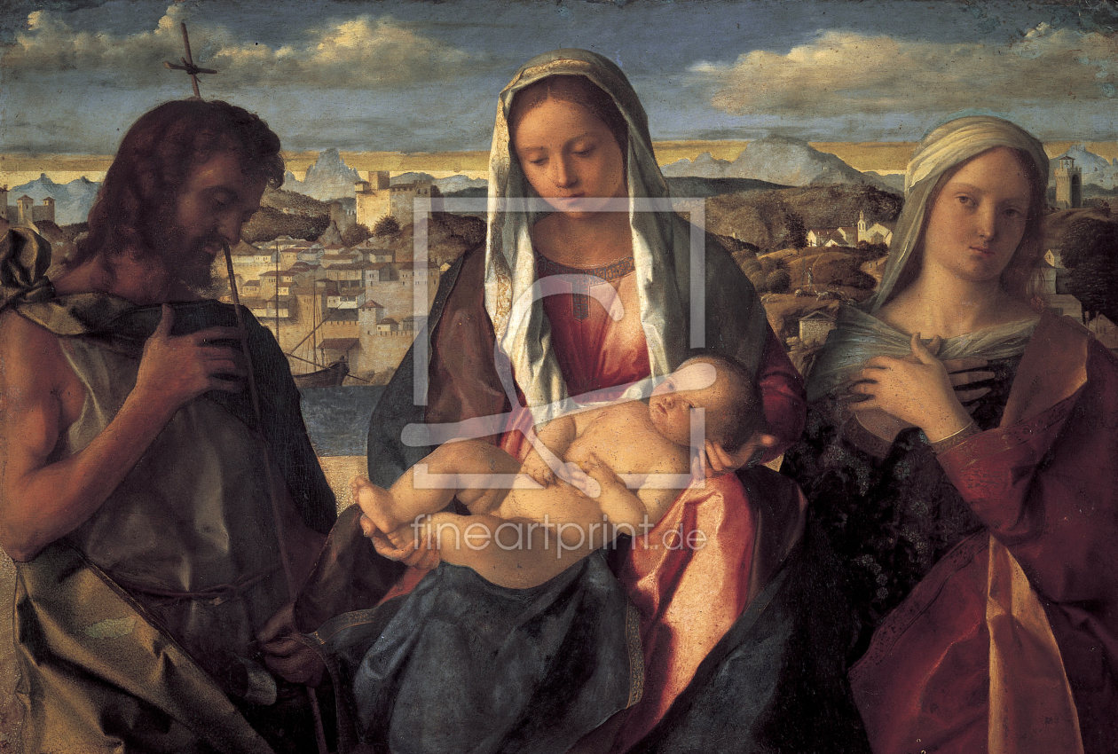 Bild-Nr.: 30001994 Bellini / Madonna and Child with Saints erstellt von Bellini, Giovanni