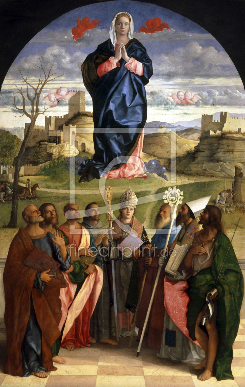 Bild-Nr.: 30001998 Giov.Bellini / Mary in Glory w.Saints erstellt von Bellini, Giovanni