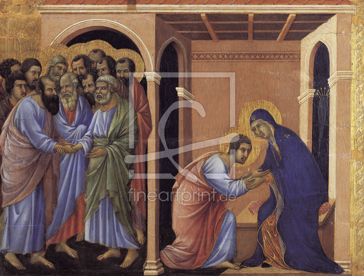 Bild-Nr.: 30002040 Duccio /Mary Parting fr.St.John/ Paint. erstellt von Duccio (di Buoninsegna)