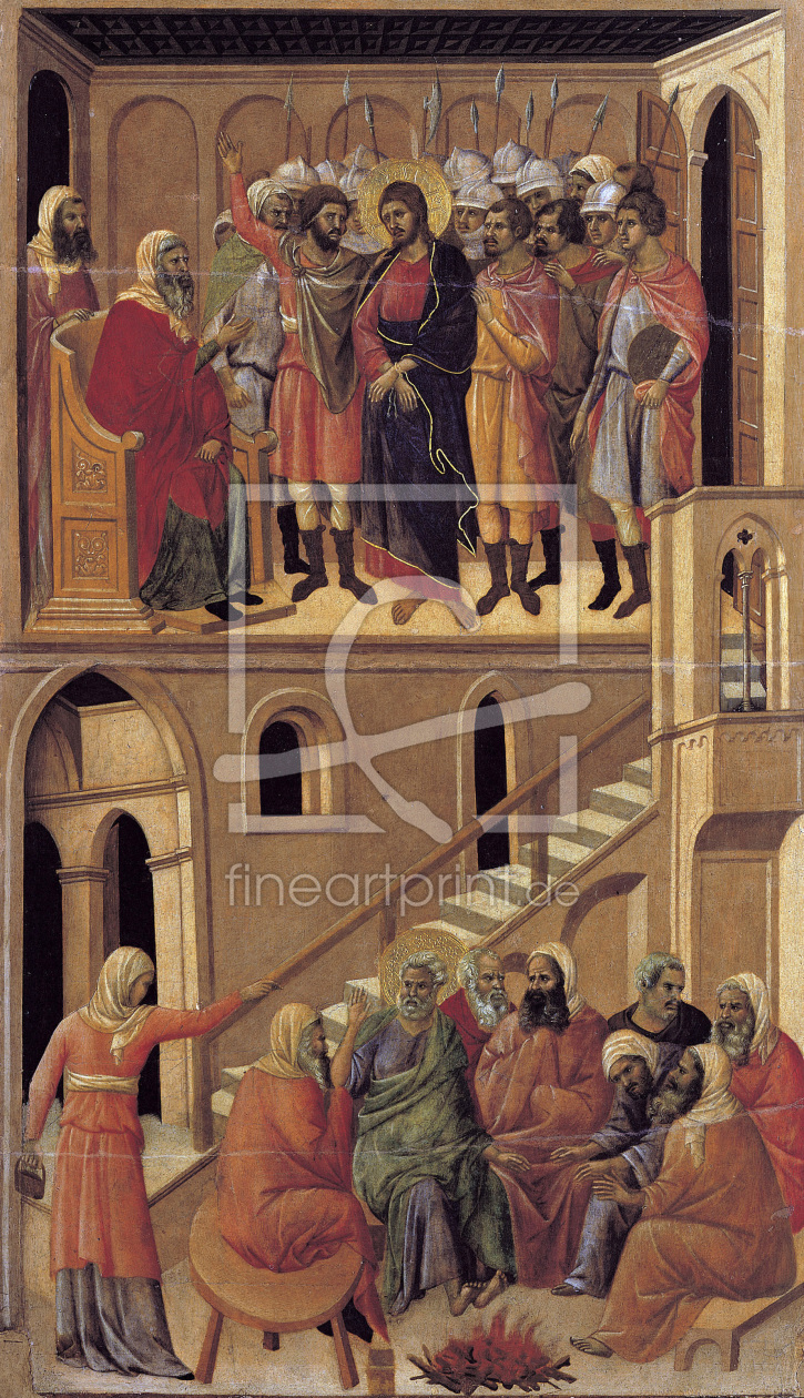 Bild-Nr.: 30002048 Duccio, Annas and Peter Denying Jesus erstellt von Duccio (di Buoninsegna)