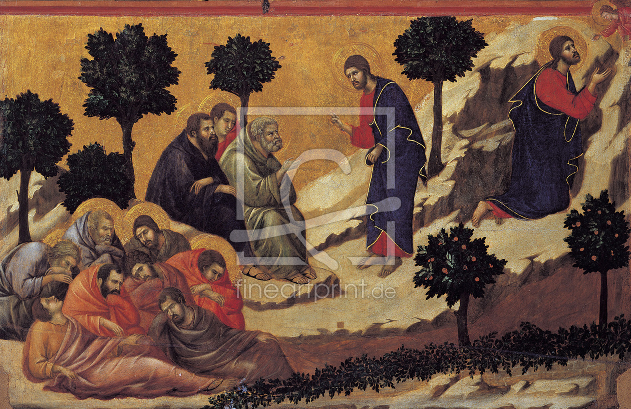 Bild-Nr.: 30002096 Duccio, Christ on Mount of Olives / Ptg. erstellt von Duccio (di Buoninsegna)
