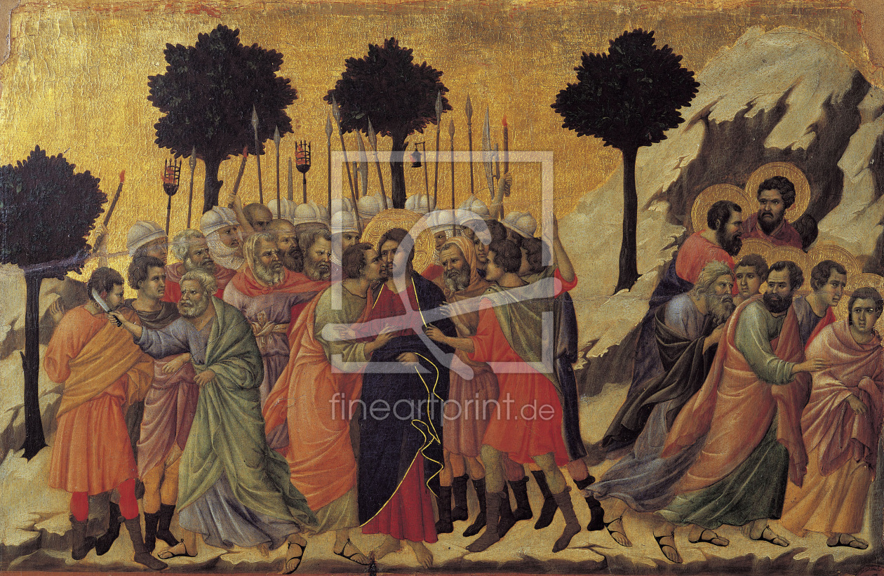 Bild-Nr.: 30002098 Duccio / Arrest of Christ erstellt von Duccio (di Buoninsegna)