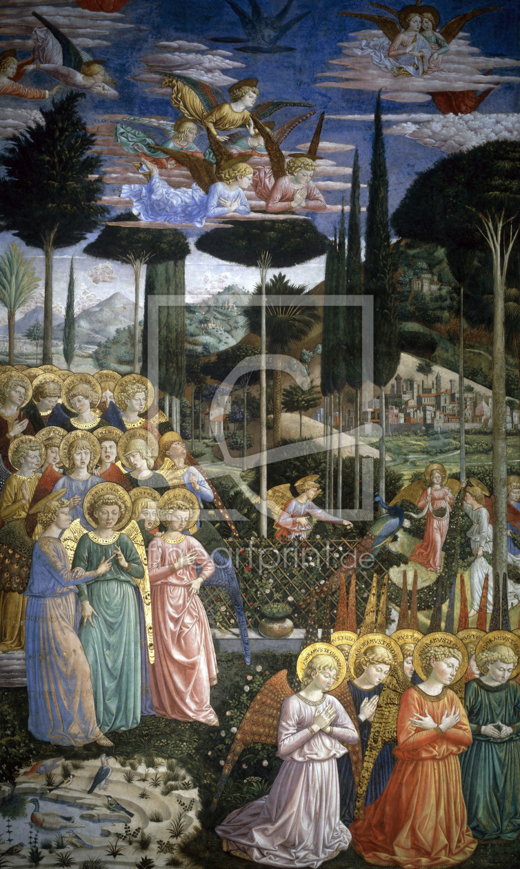 Bild-Nr.: 30002254 B.Gozzoli, Angel / Pal.Medici-Ricc. 1459 erstellt von Gozzoli, Bennozzo