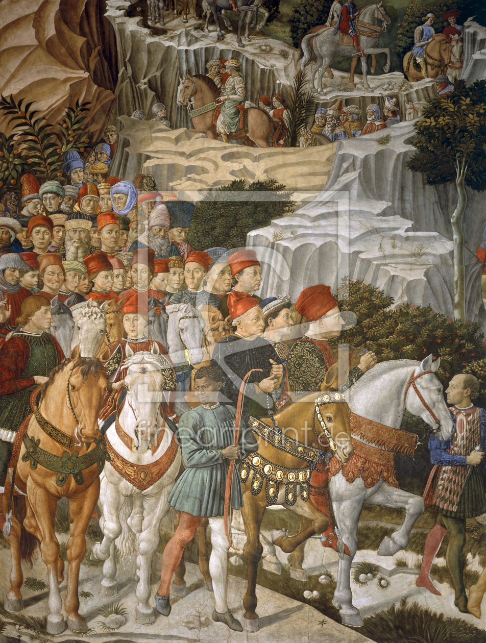 Bild-Nr.: 30002260 Gozzoli / Procession of Magi / Fresco erstellt von Gozzoli, Bennozzo