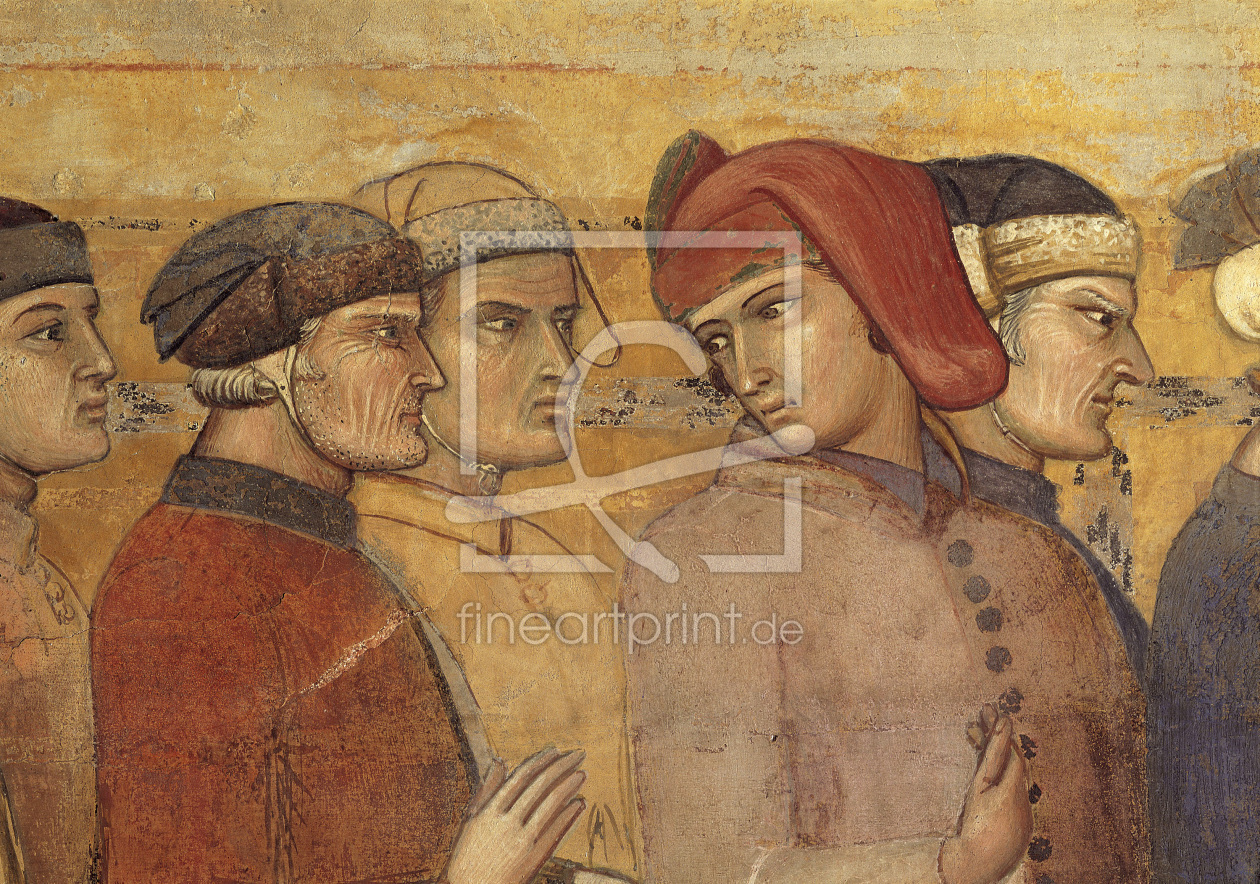 Bild-Nr.: 30002318 A.Lorenzetti /Council of 24, Det.Fresco erstellt von Lorenzetti, Ambrogio