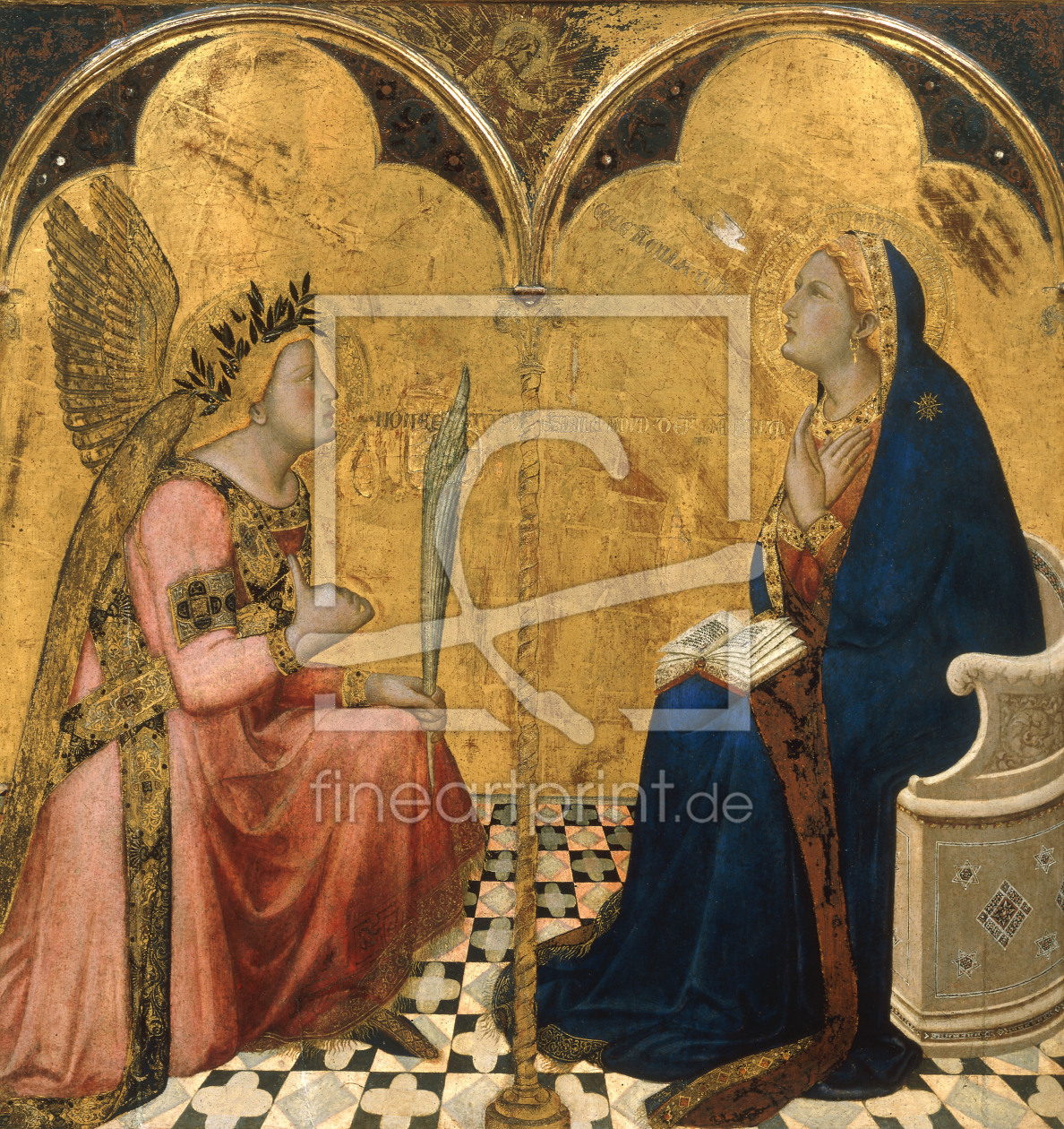 Bild-Nr.: 30002326 A.Lorenzetti, Annunciation to Mary erstellt von Lorenzetti, Ambrogio