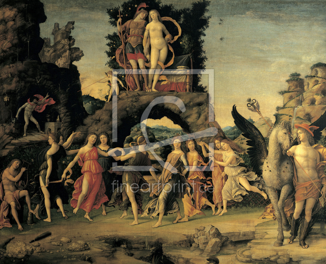 Bild-Nr.: 30002376 Mantegna / Parnassus / Paint./ 1497 erstellt von Mantegna, Andrea