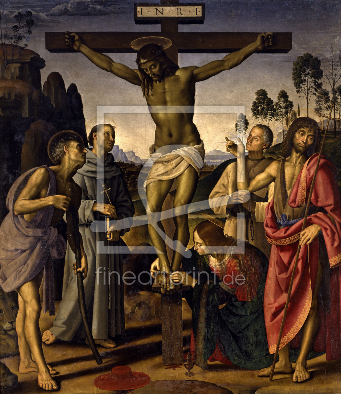 Bild-Nr.: 30002498 Crucifixion / Signorelli & Perugino erstellt von Signorelli, Luca