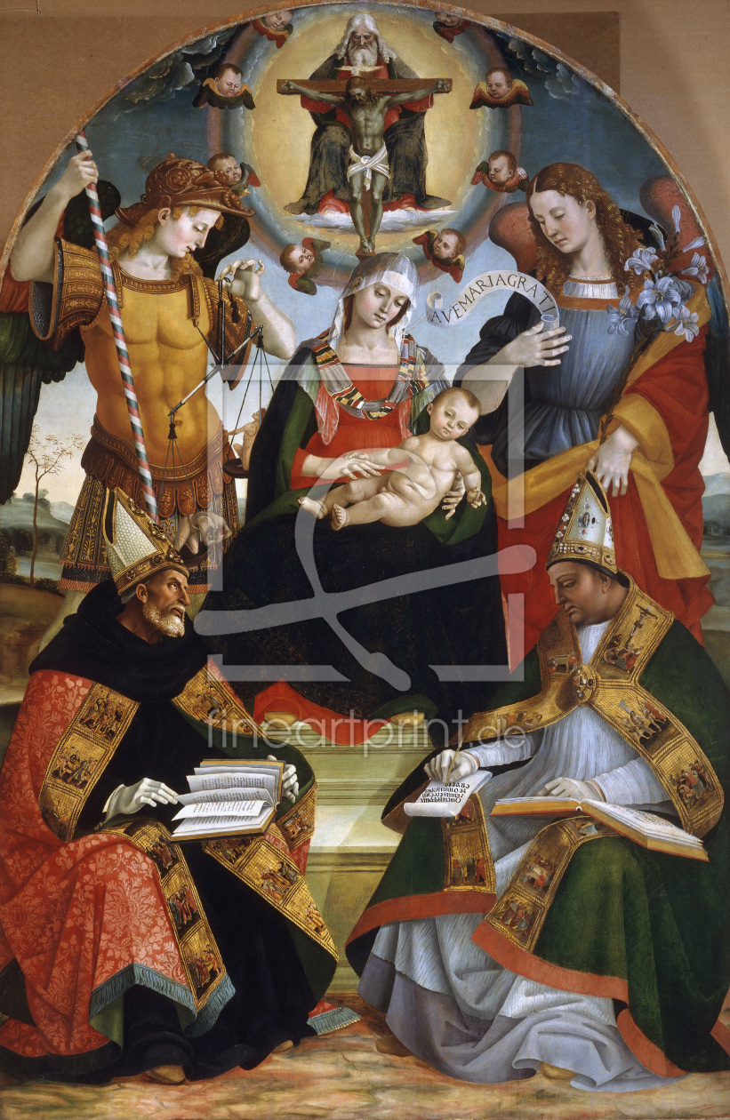 Bild-Nr.: 30002518 L.Signorelli, Mary with Child, Trinity erstellt von Signorelli, Luca