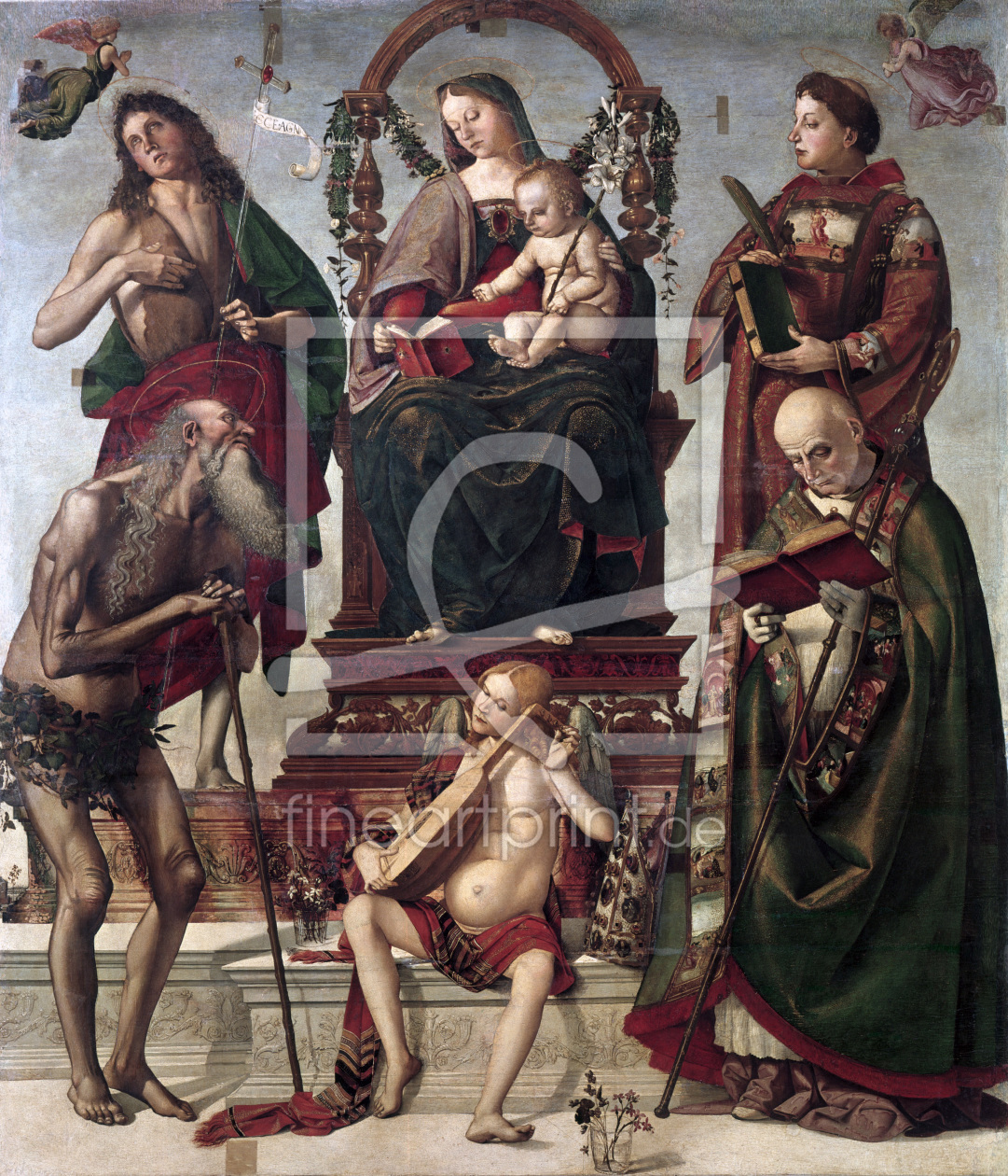Bild-Nr.: 30002524 Signorelli / Mary and Sainats / 1484 Bild-Nr.: 30002524 Signorelli / Mary and Sainats / 1484 erstellt von Signorelli, Luca