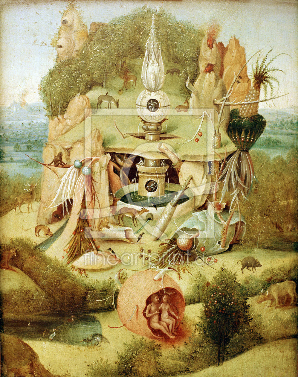 Bild-Nr.: 30002550 Bosch-Nachahmer, Das Paradies erstellt von Bosch, Hieronymus