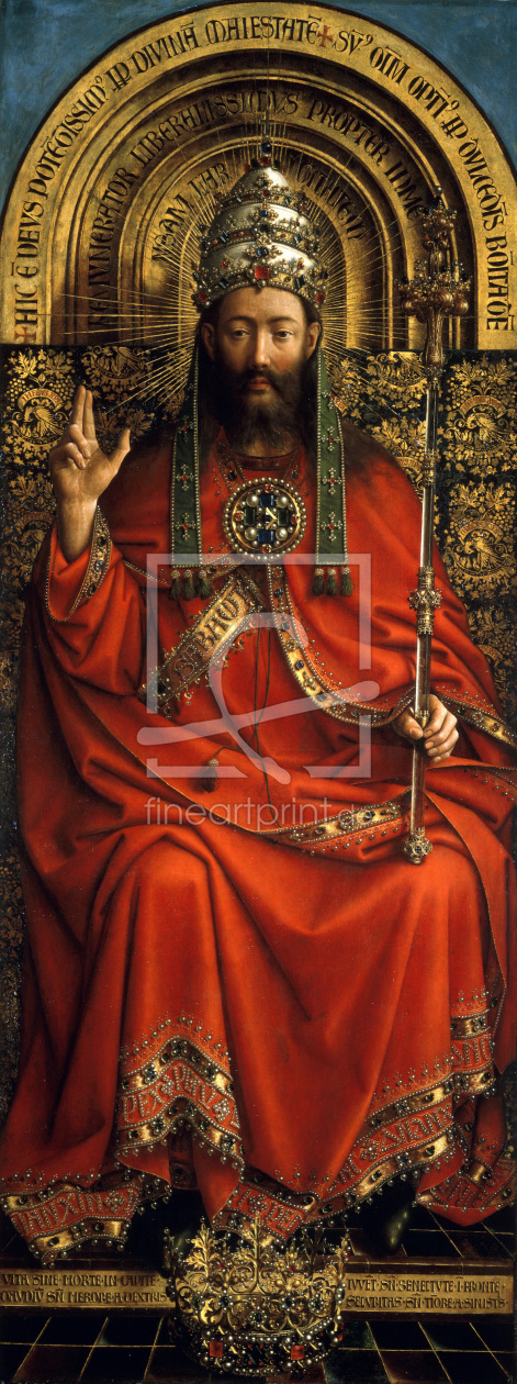 Bild-Nr.: 30002598 God the Father / Jan van Eyck erstellt von van Eyck, Hubert & Jan