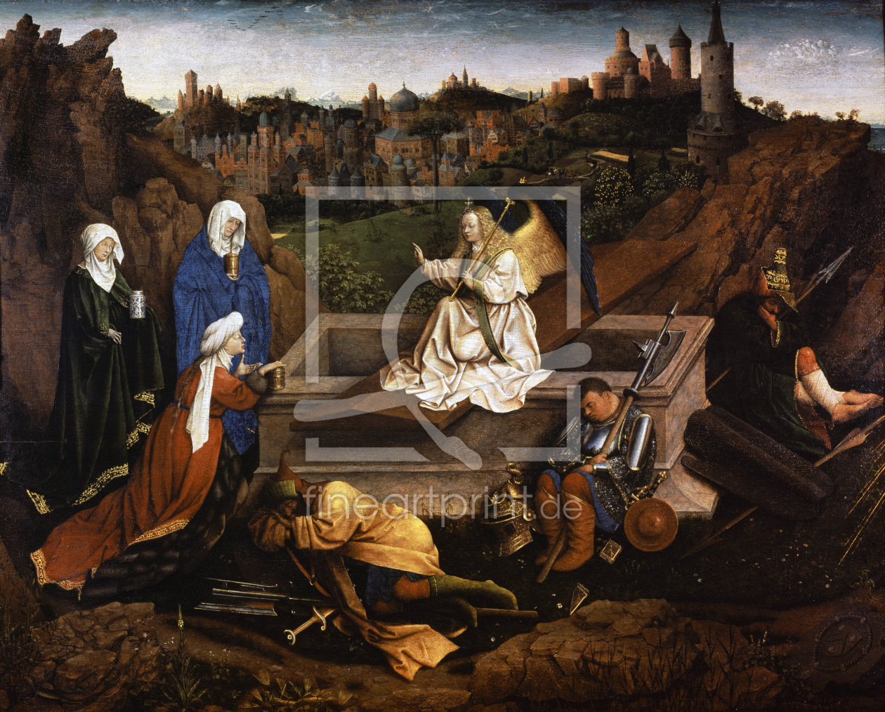 Bild-Nr.: 30002600 Three Maries at the Grave / van Eyck erstellt von van Eyck, Hubert & Jan