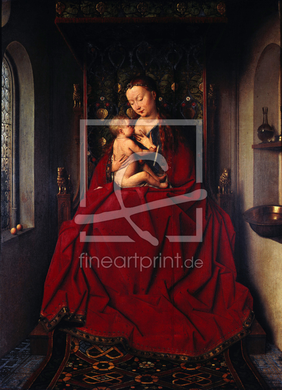 Bild-Nr.: 30002604 J.van Eyck, Lucca Madonna /Paint./c.1436 erstellt von van Eyck, Hubert & Jan