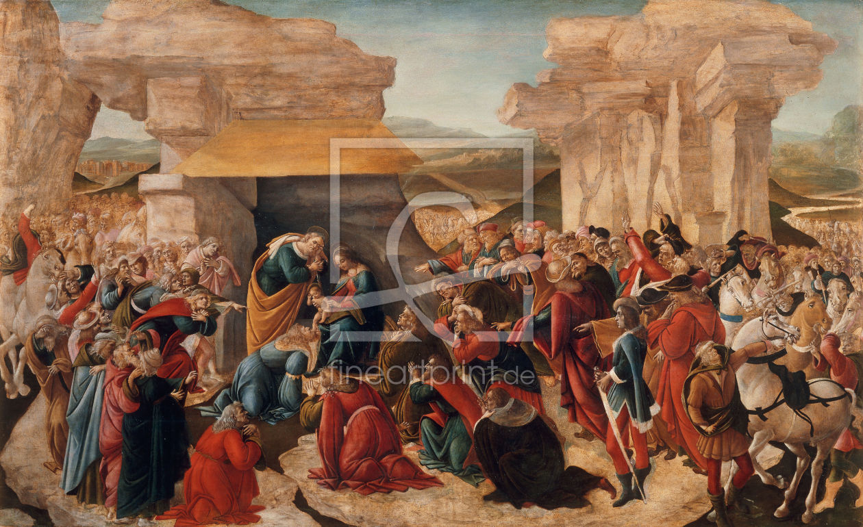 Bild-Nr.: 30002662 Adoration of the Kings / Botticelli erstellt von Botticelli, Sandro