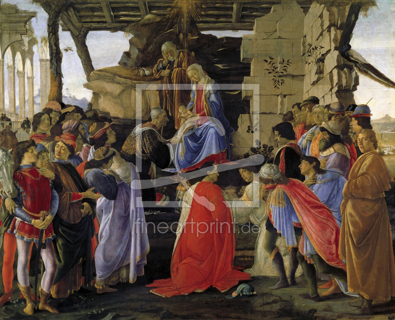 Bild-Nr.: 30002672 Adoration of Kings / Botticelli erstellt von Botticelli, Sandro