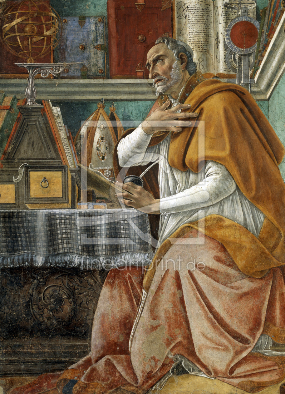 Bild-Nr.: 30002696 Botticelli / Saint Augustinus / c.1480 Bild-Nr.: 30002696 Botticelli / Saint Augustinus / c.1480 erstellt von Botticelli, Sandro