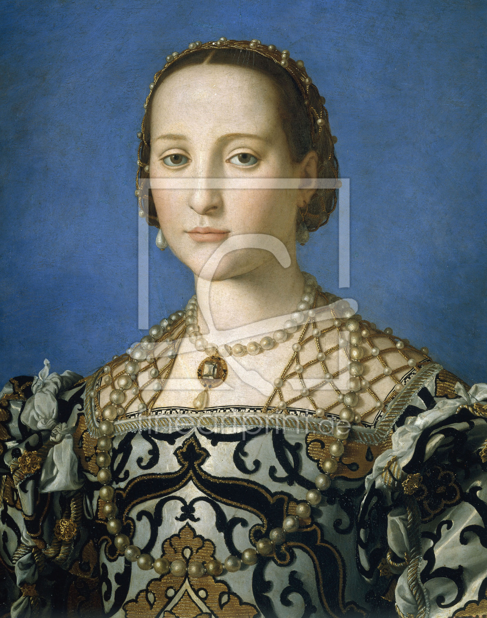 Bild-Nr.: 30002744 Eleonora of Toledo / Bronzino, section erstellt von Bronzino, Agnolo