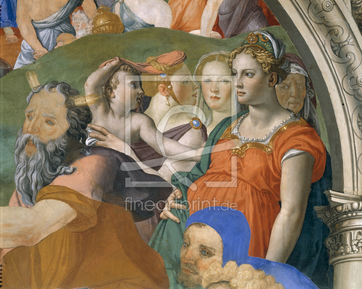 Bild-Nr.: 30002772 A.Bronzino, Proc. across Red Sea, Detail erstellt von Bronzino, Agnolo