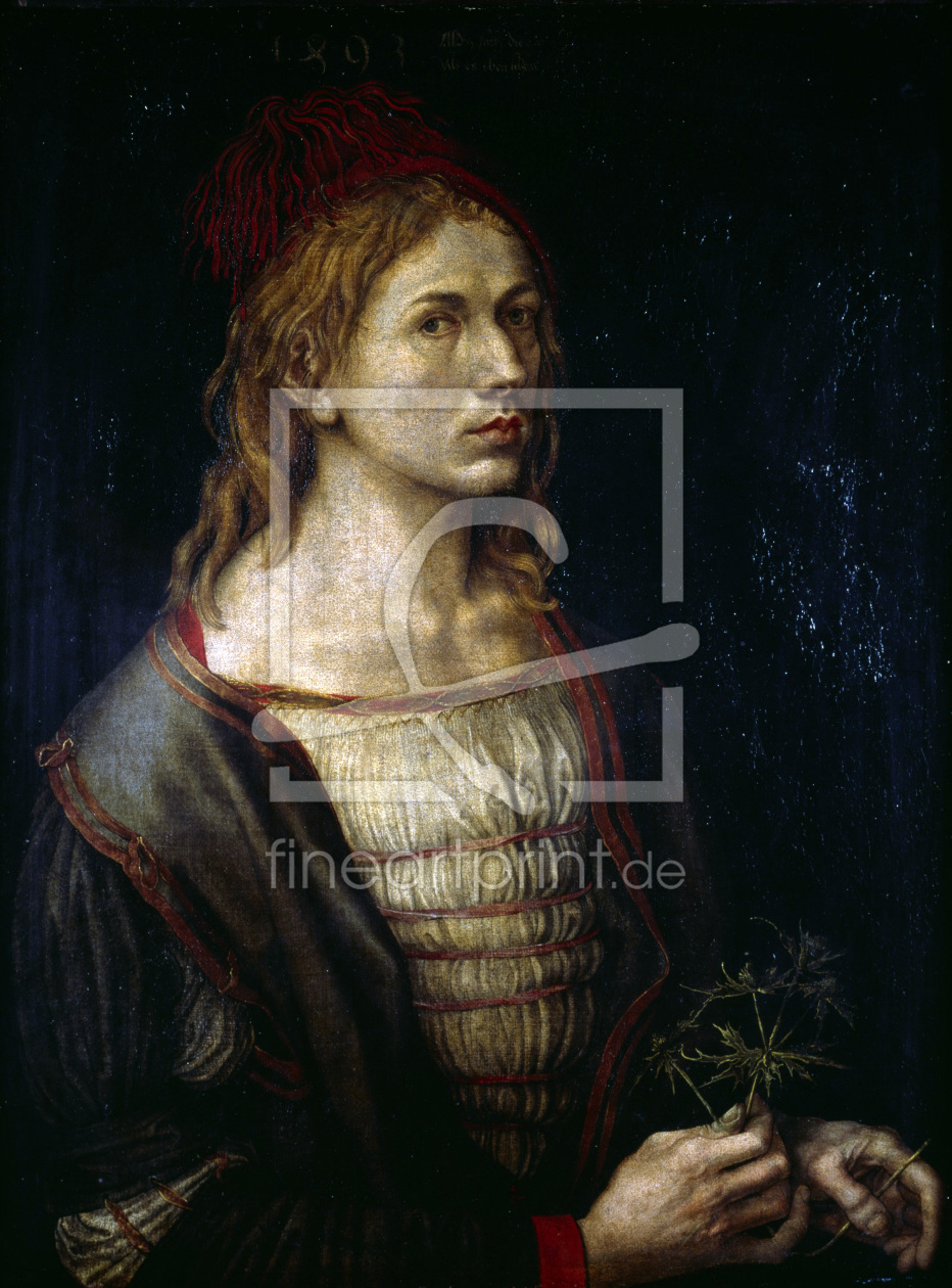 Bild-Nr.: 30002816 Dürer / Self-portrait / 1493 erstellt von Dürer, Albrecht