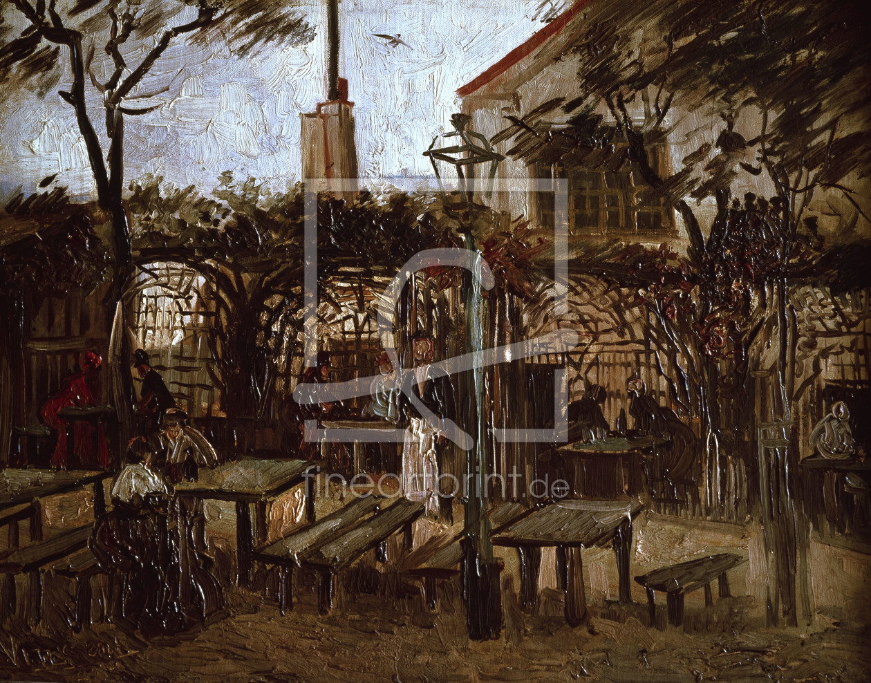 Bild-Nr.: 30002866 Van Gogh / La Guingette / 1886 erstellt von van Gogh, Vincent