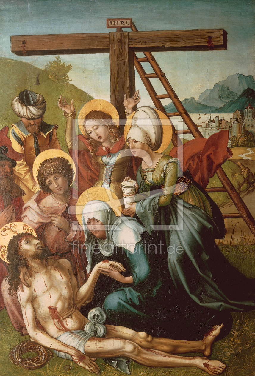 Bild-Nr.: 30002916 Lamentation of Christ / Dürer / 1495 erstellt von Dürer, Albrecht