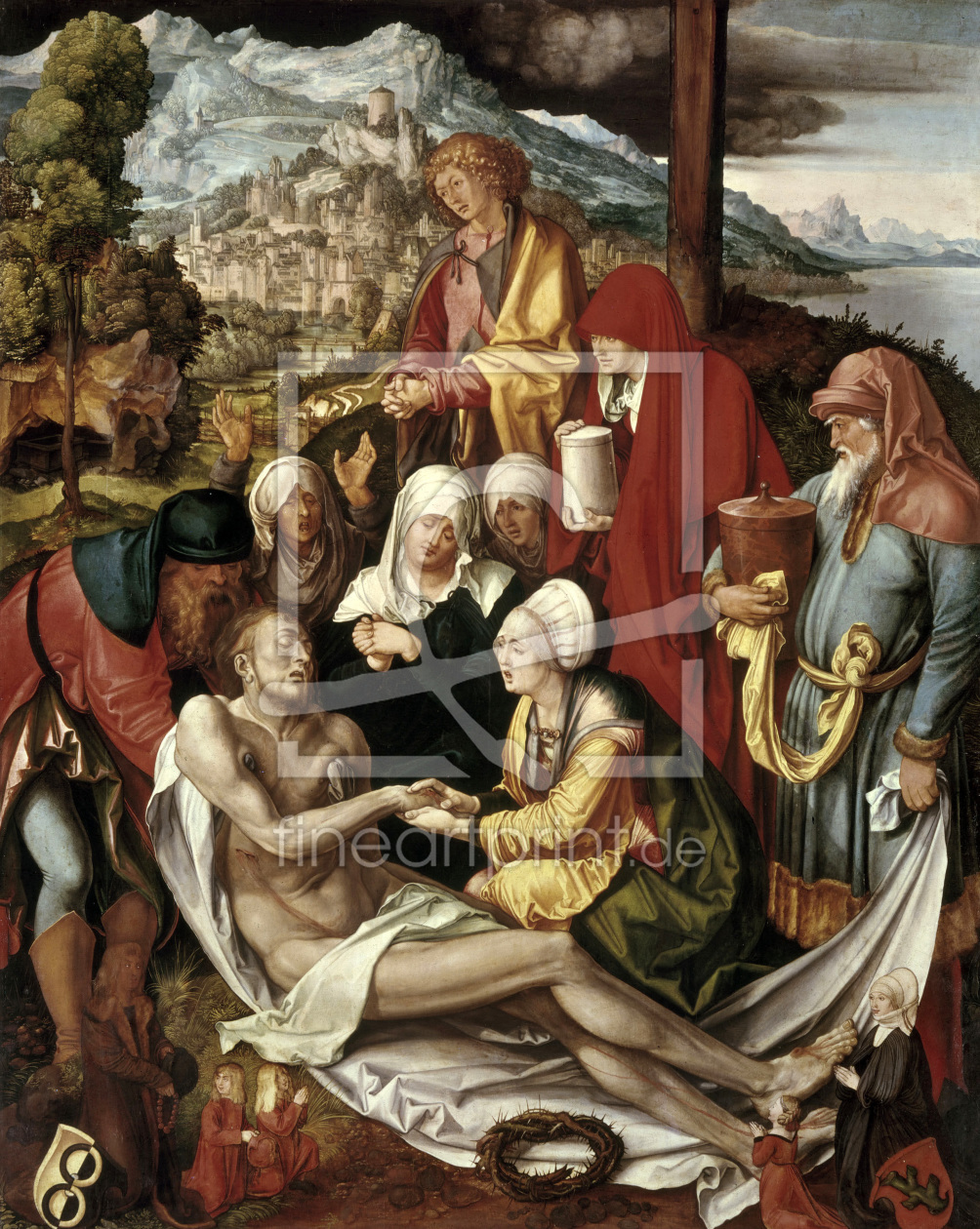 Bild-Nr.: 30002918 Lamentation of Christ / Dürer / c.1500 erstellt von Dürer, Albrecht