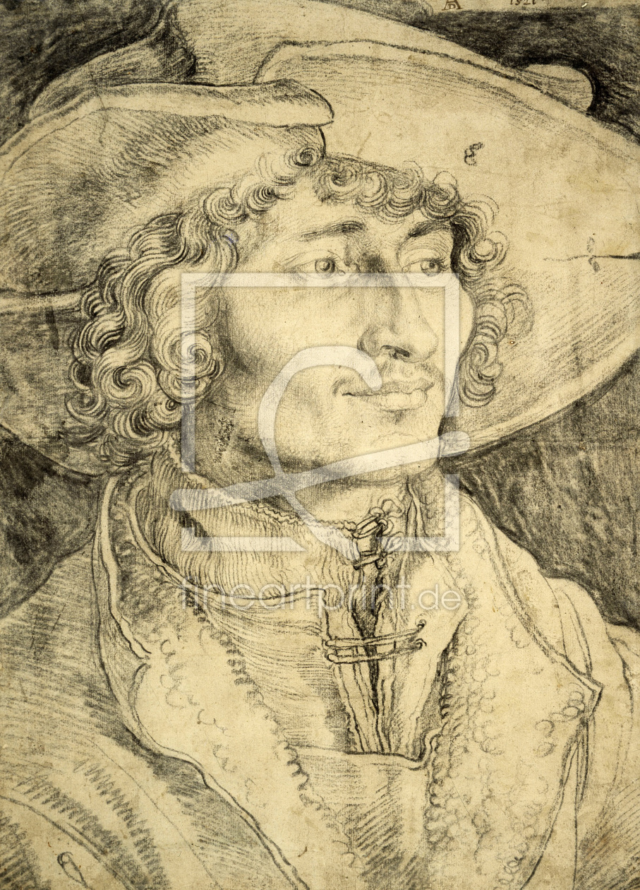 Bild-Nr.: 30002958 A.Dürer / Young Man erstellt von Dürer, Albrecht
