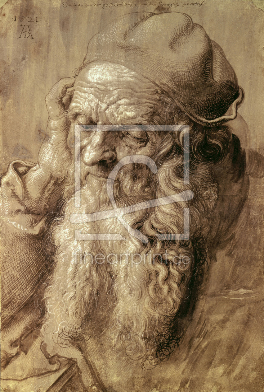 Bild-Nr.: 30002962 A.Dürer, 93-year-old Man /Draw./ 1521 erstellt von Dürer, Albrecht