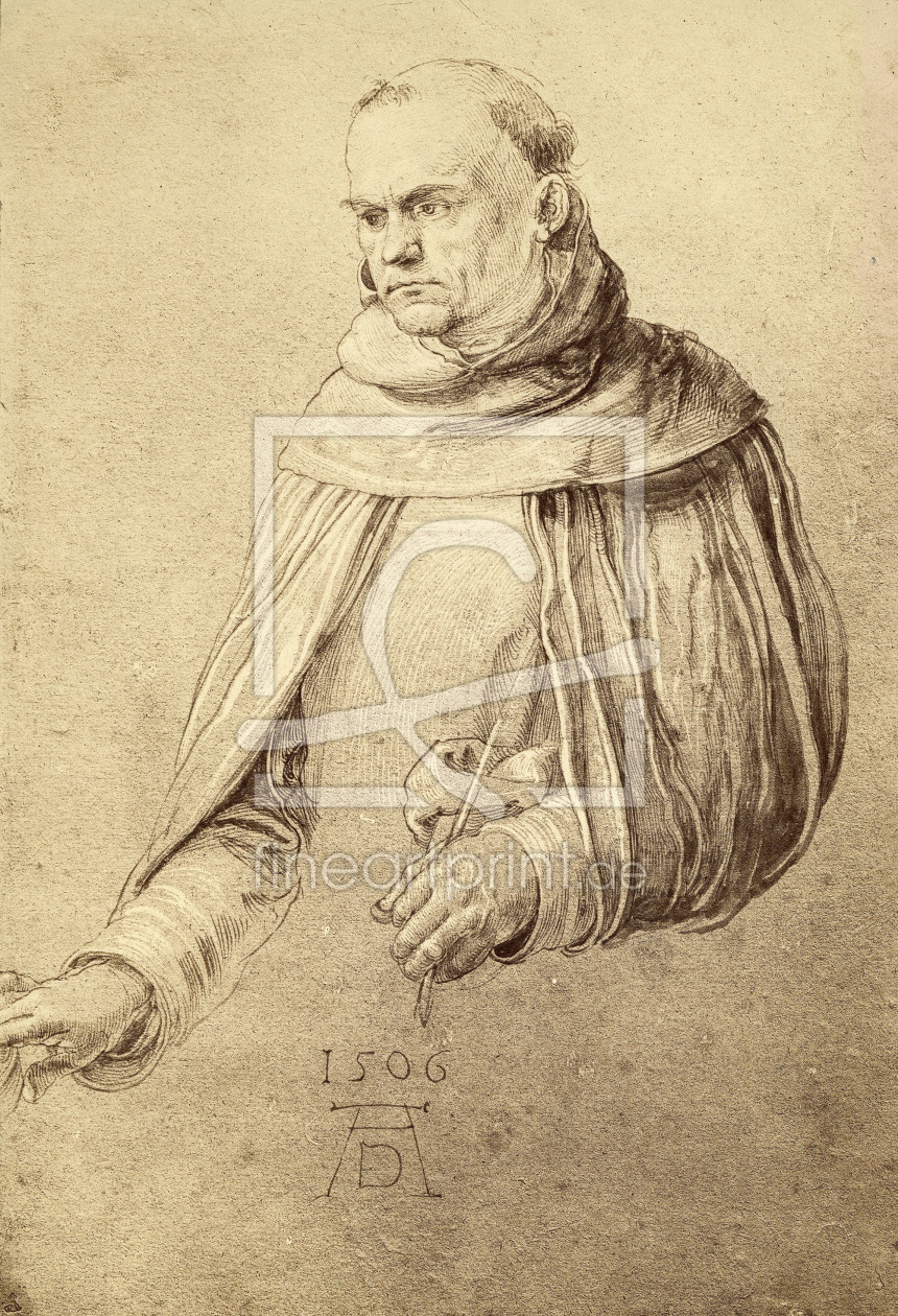 Bild-Nr.: 30002968 A.Dürer / St. Dominic, drawing erstellt von Dürer, Albrecht