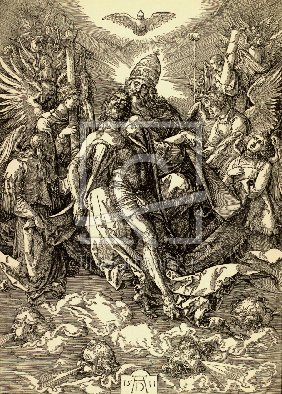 Bild-Nr.: 30002986 The Holy Trinity / Dürer / 1511 erstellt von Dürer, Albrecht