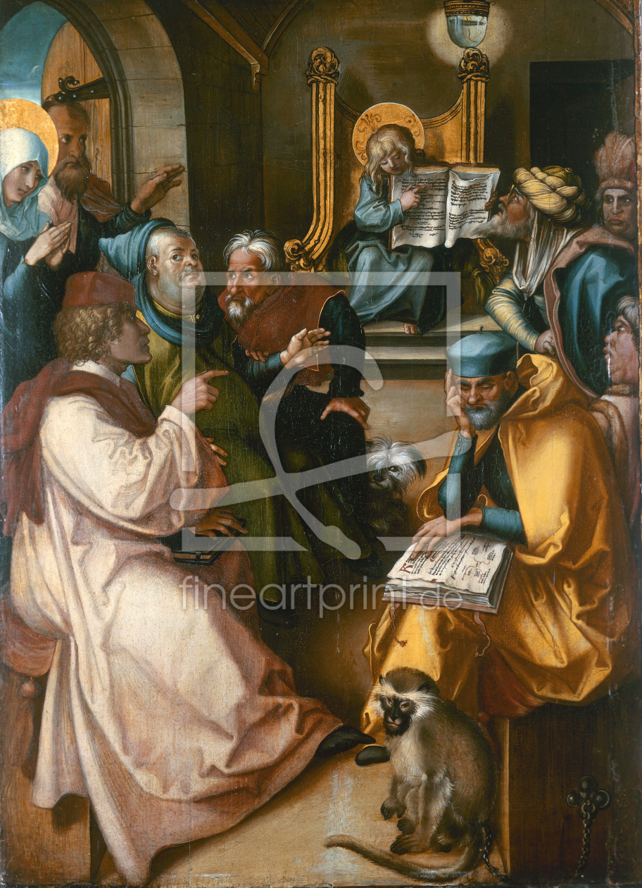 Bild-Nr.: 30003020 Albrecht D}rer / Jesus in the Temple erstellt von Dürer, Albrecht