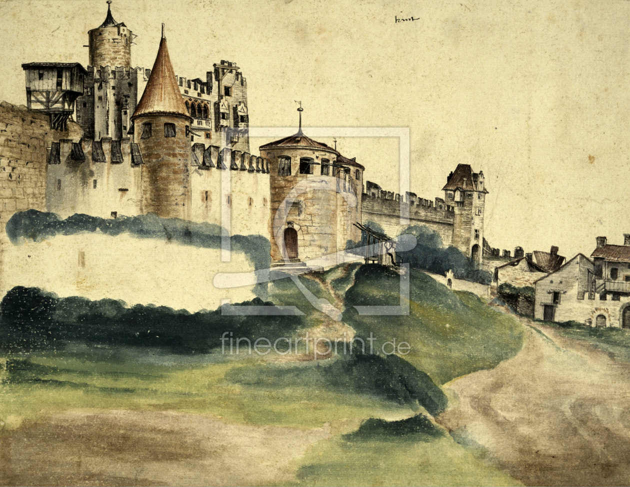 Bild-Nr.: 30003024 Trento Castle / Paint.by Duerer / 1495 erstellt von Dürer, Albrecht