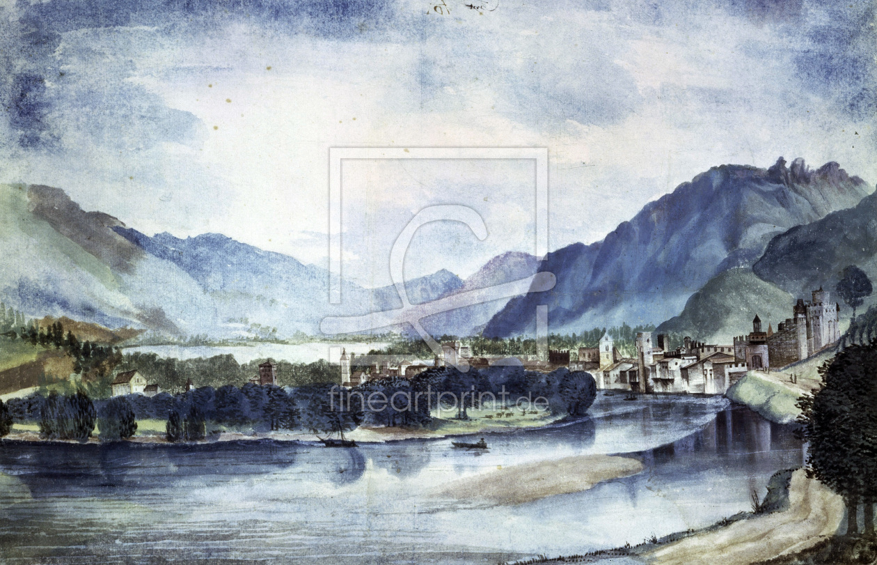 Bild-Nr.: 30003028 Trient / View / Watercolour by Dürer erstellt von Dürer, Albrecht