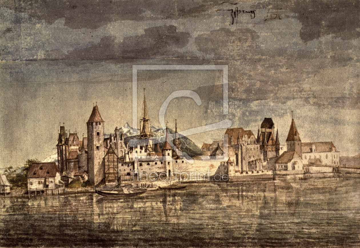 Bild-Nr.: 30003030 Dürer / Innsbruck from North / 1494/95 Bild-Nr.: 30003030 Dürer / Innsbruck from North / 1494/95 erstellt von Dürer, Albrecht