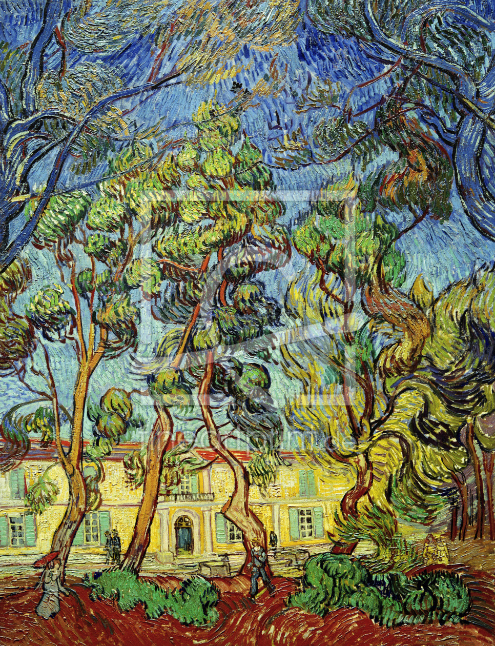 Bild-Nr.: 30003100 V.van Gogh, Hospital at Saint-Rémy erstellt von van Gogh, Vincent