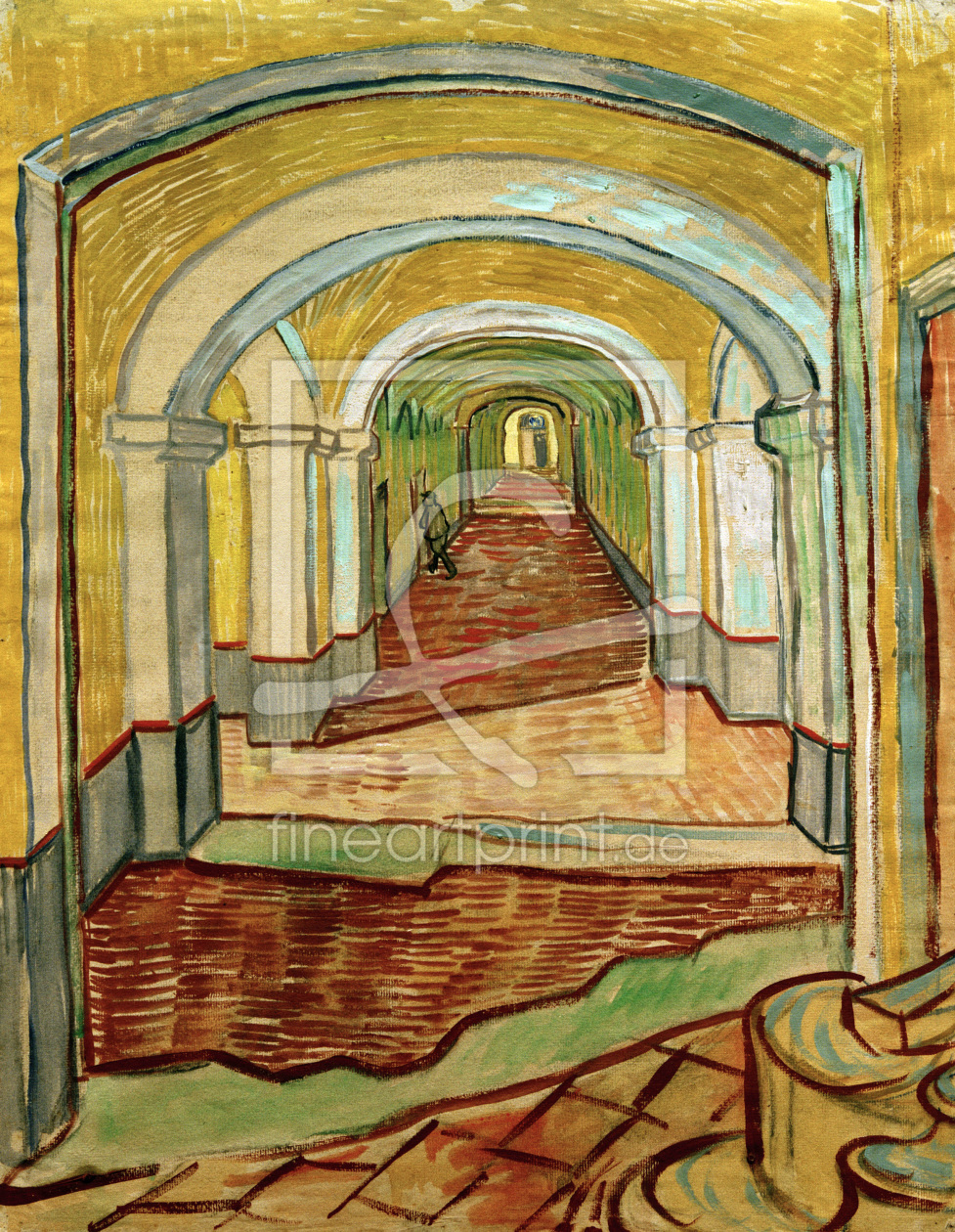 Bild-Nr.: 30003102 V. van Gogh, A corridor in the Asylum. erstellt von van Gogh, Vincent