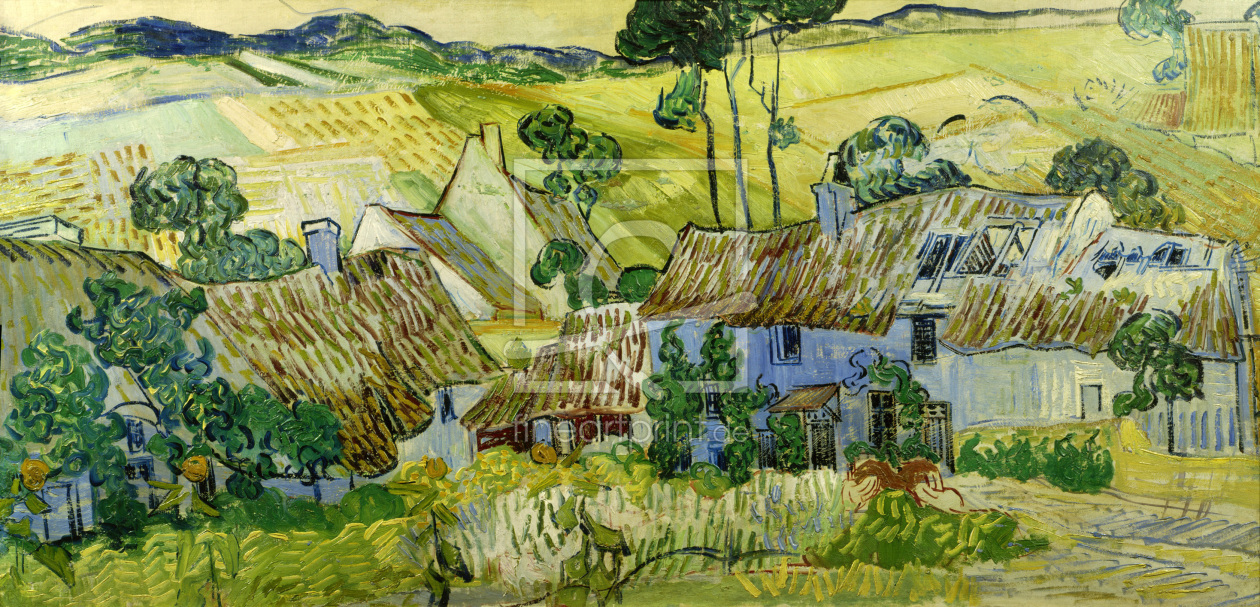 Bild-Nr.: 30003110 V.van Gogh, Farms near Auvers / Paint. erstellt von van Gogh, Vincent