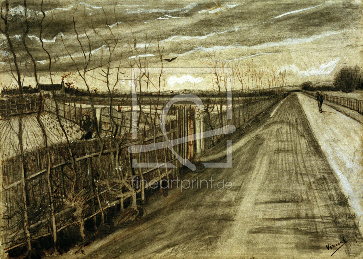 Bild-Nr.: 30003178 V.van Gogh, Country Road / Draw./ 1882 erstellt von van Gogh, Vincent