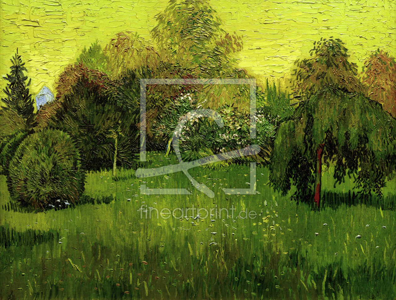 Bild-Nr.: 30003196 V.van Gogh, The Poet's Garden /Ptg./1888 erstellt von van Gogh, Vincent
