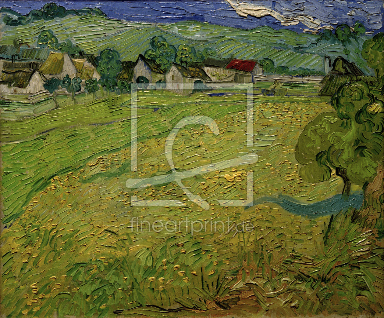 Bild-Nr.: 30003298 V.v.Gogh, Les Vessenots,Auvers/Ptg./1890 erstellt von van Gogh, Vincent