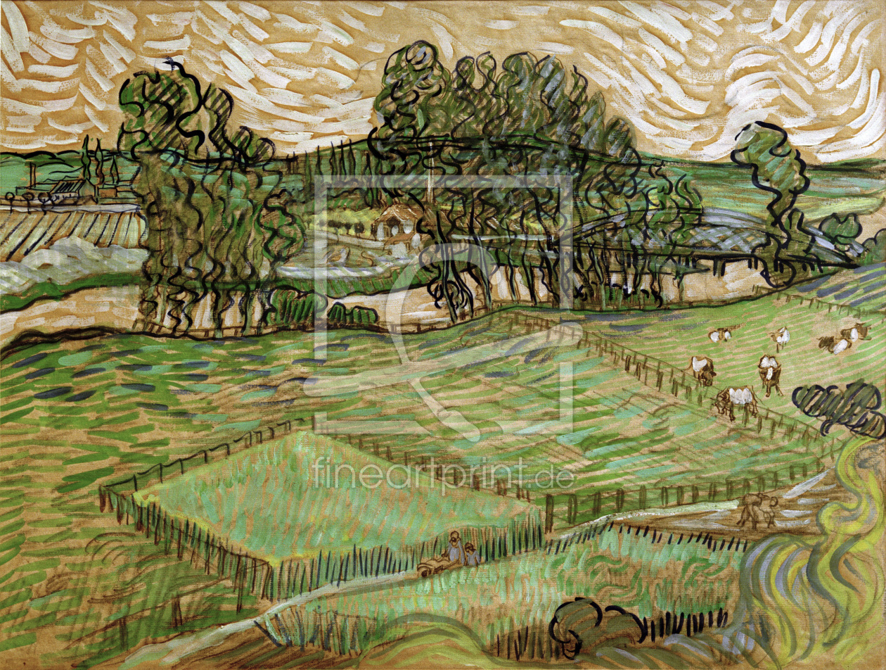 Bild-Nr.: 30003304 v.Gogh, The Oise at Auvers / 1890 erstellt von van Gogh, Vincent