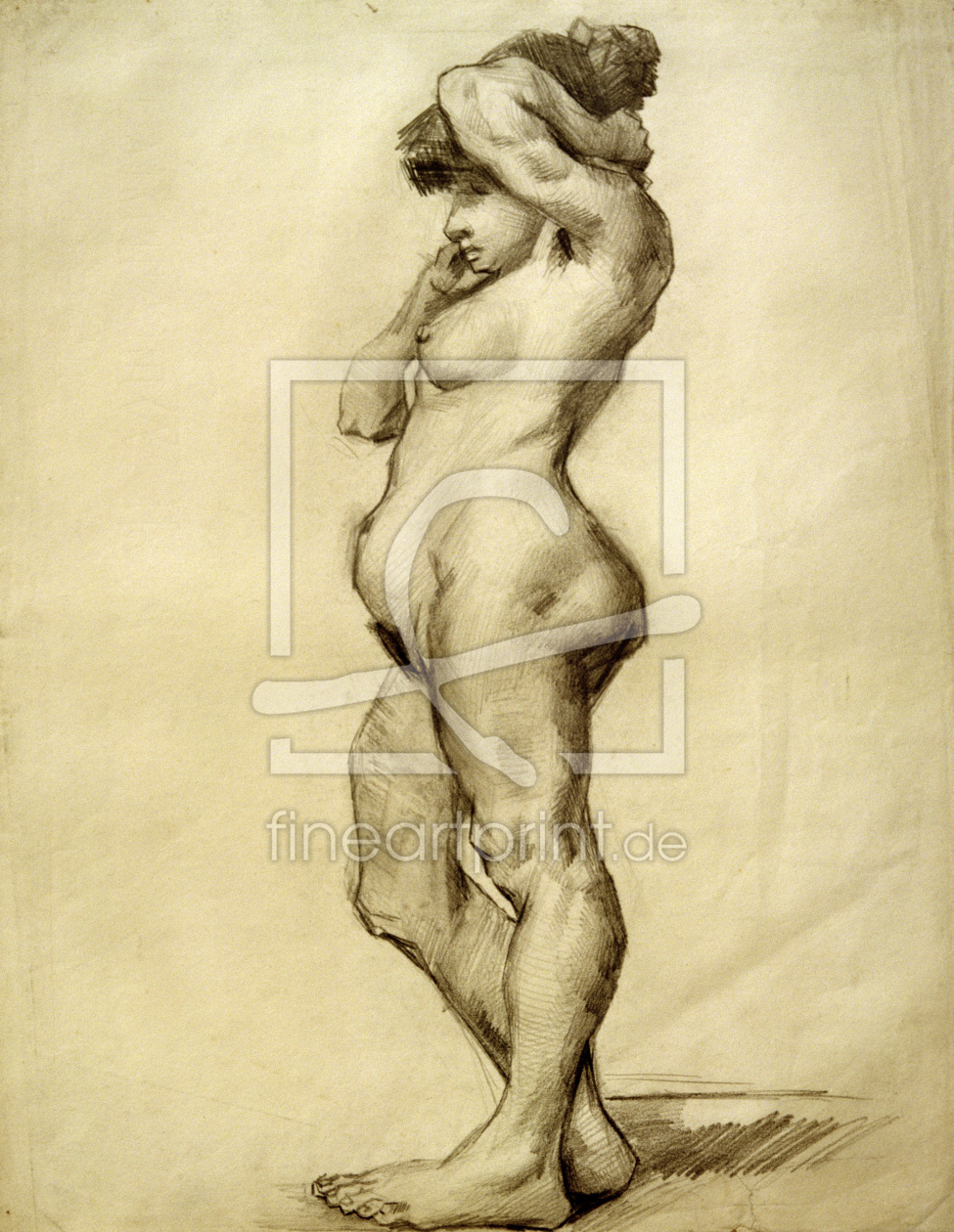 Bild-Nr.: 30003368 V.van Gogh, Standing Female Nude /Draw. erstellt von van Gogh, Vincent