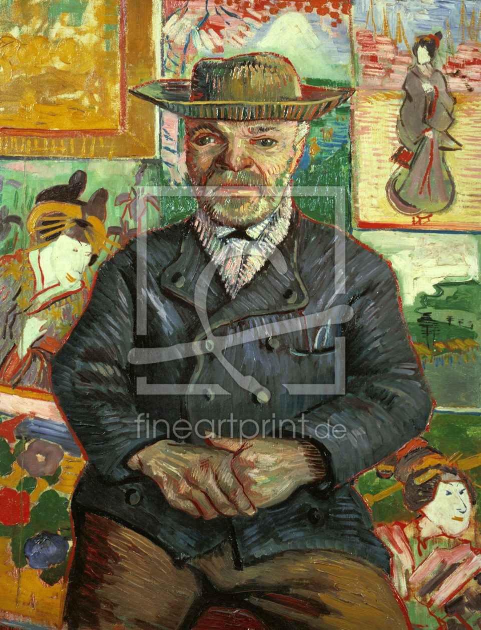 Bild-Nr.: 30003398 van Gogh / Portrait of Pere Tanguy /1887 Bild-Nr.: 30003398 van Gogh / Portrait of Pere Tanguy /1887 erstellt von van Gogh, Vincent