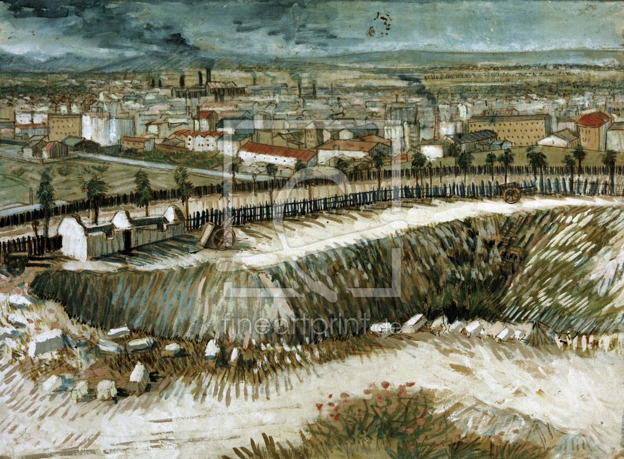 Bild-Nr.: 30003444 V.v.Gogh / Industruial Landscape / 1887 erstellt von van Gogh, Vincent
