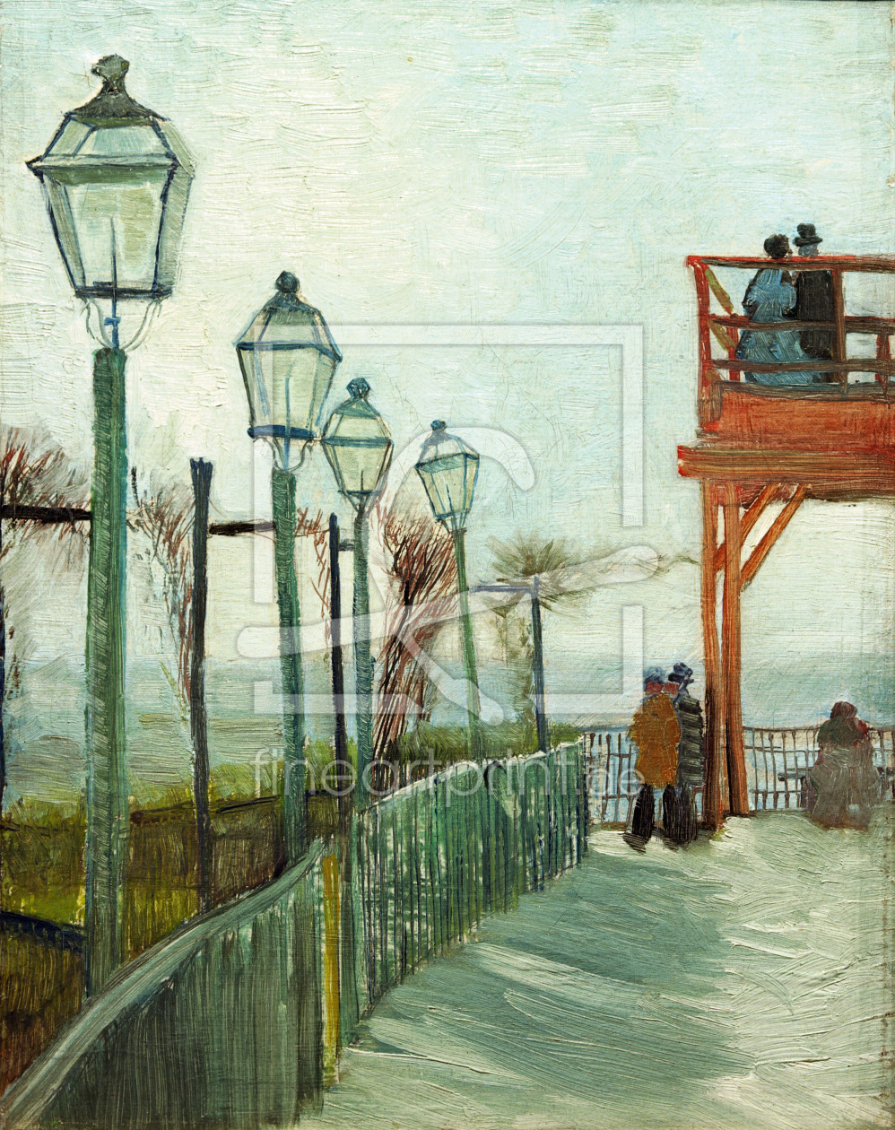 Bild-Nr.: 30003516 V.van Gogh, Terrace...Moulin Blute-fin erstellt von van Gogh, Vincent